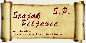 Stojak Piljević vizit kartica